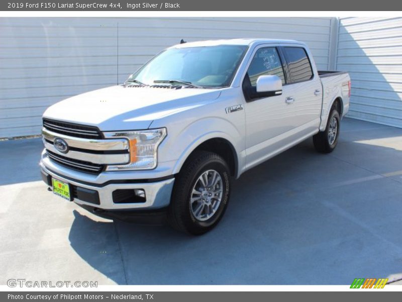 Ingot Silver / Black 2019 Ford F150 Lariat SuperCrew 4x4