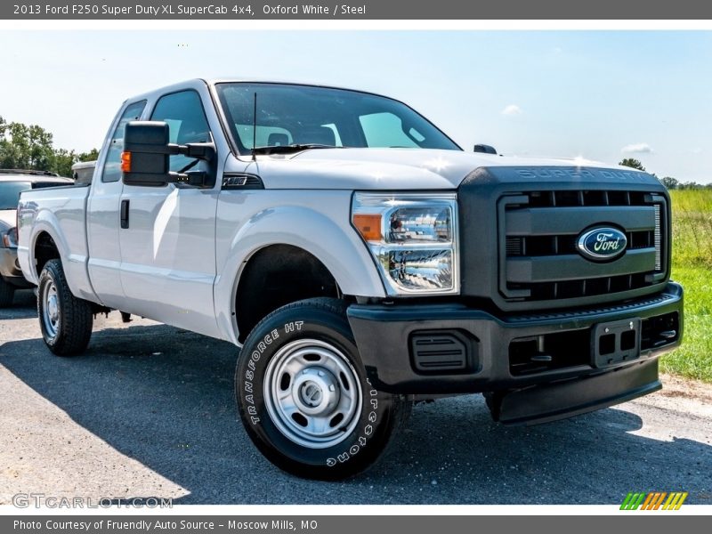 Oxford White / Steel 2013 Ford F250 Super Duty XL SuperCab 4x4