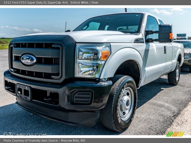 Oxford White / Steel 2013 Ford F250 Super Duty XL SuperCab 4x4