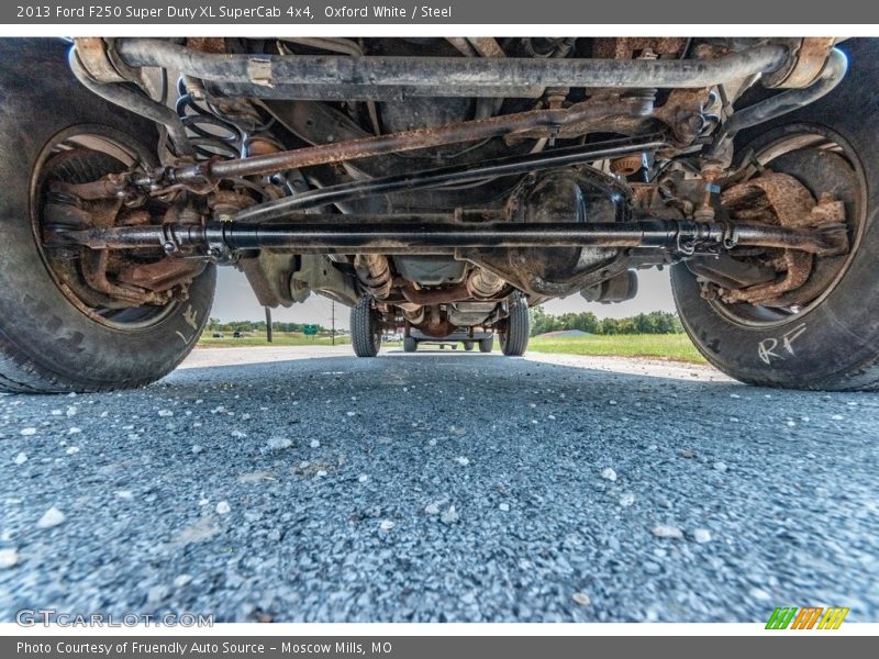 Oxford White / Steel 2013 Ford F250 Super Duty XL SuperCab 4x4