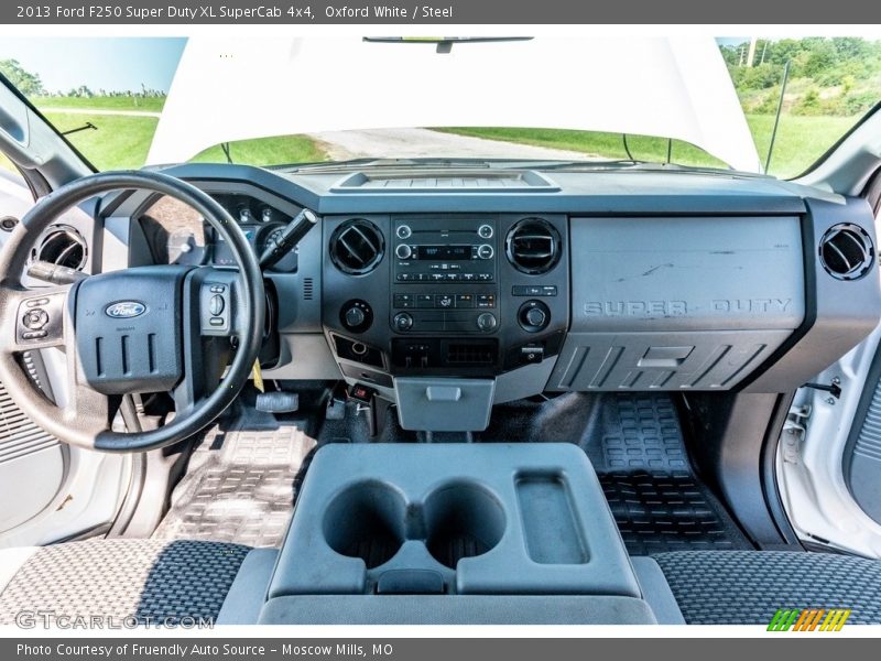 Oxford White / Steel 2013 Ford F250 Super Duty XL SuperCab 4x4