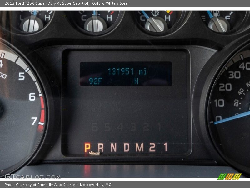 Oxford White / Steel 2013 Ford F250 Super Duty XL SuperCab 4x4