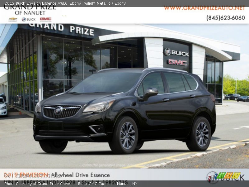 Ebony Twilight Metallic / Ebony 2019 Buick Envision Essence AWD