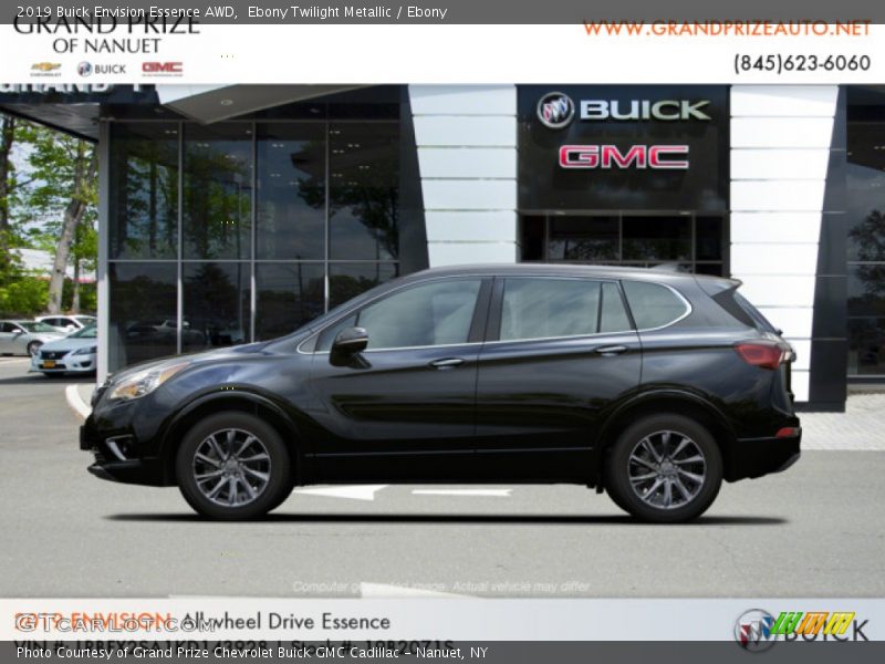 Ebony Twilight Metallic / Ebony 2019 Buick Envision Essence AWD