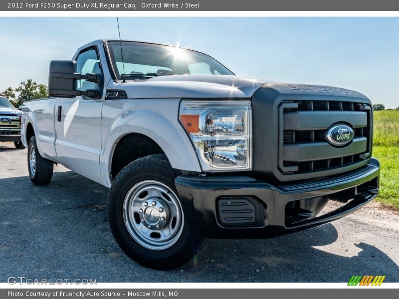 Oxford White / Steel 2012 Ford F250 Super Duty XL Regular Cab