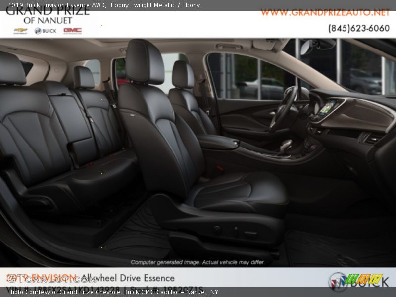 Ebony Twilight Metallic / Ebony 2019 Buick Envision Essence AWD