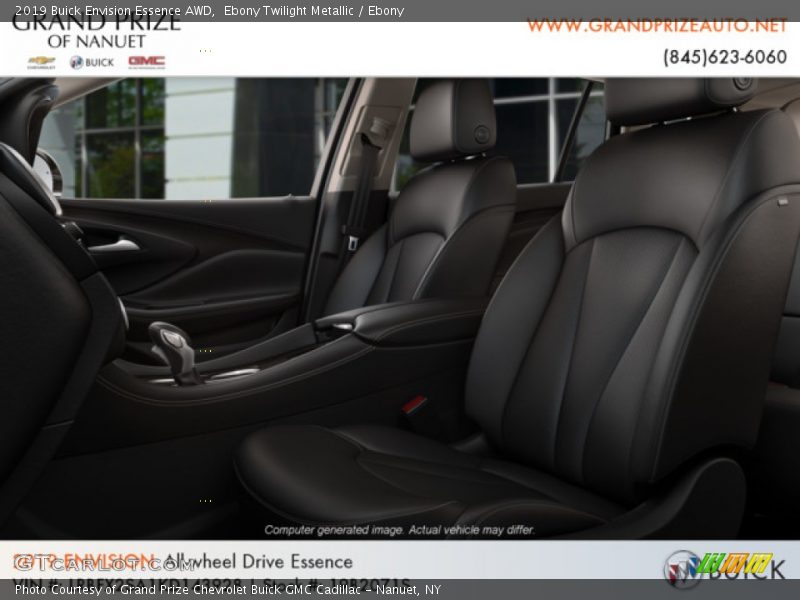 Ebony Twilight Metallic / Ebony 2019 Buick Envision Essence AWD