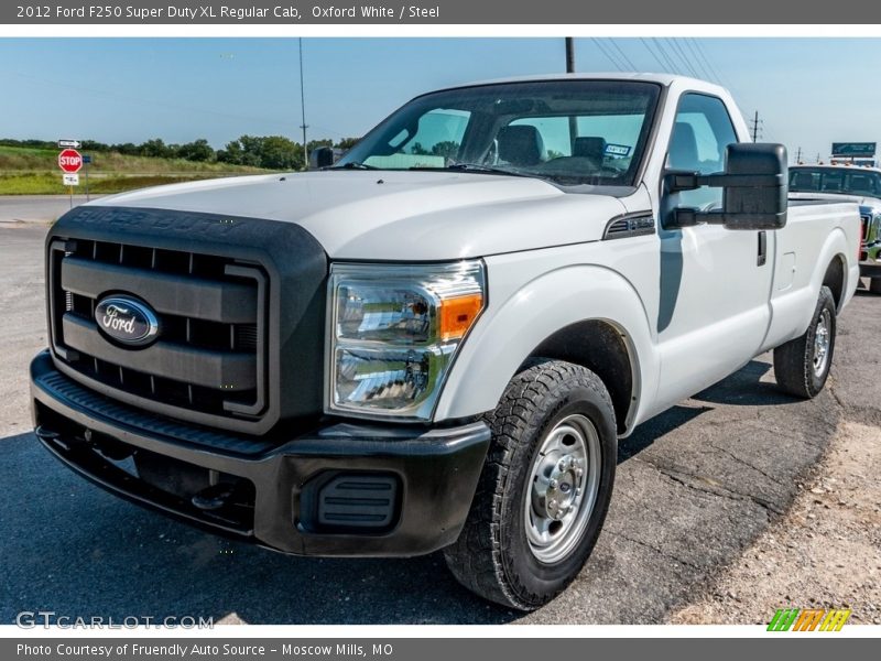 Oxford White / Steel 2012 Ford F250 Super Duty XL Regular Cab