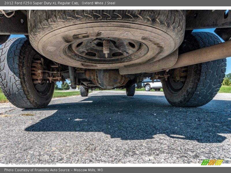 Oxford White / Steel 2012 Ford F250 Super Duty XL Regular Cab