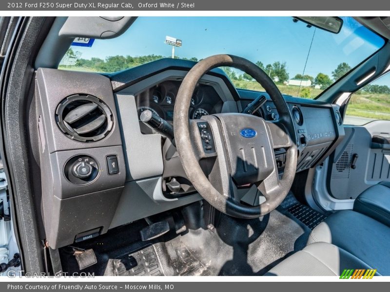 Oxford White / Steel 2012 Ford F250 Super Duty XL Regular Cab