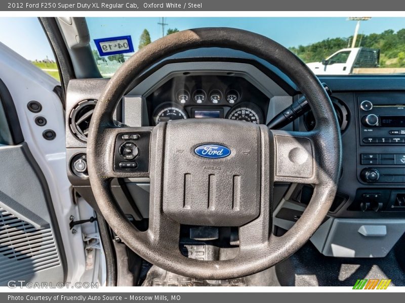 Oxford White / Steel 2012 Ford F250 Super Duty XL Regular Cab