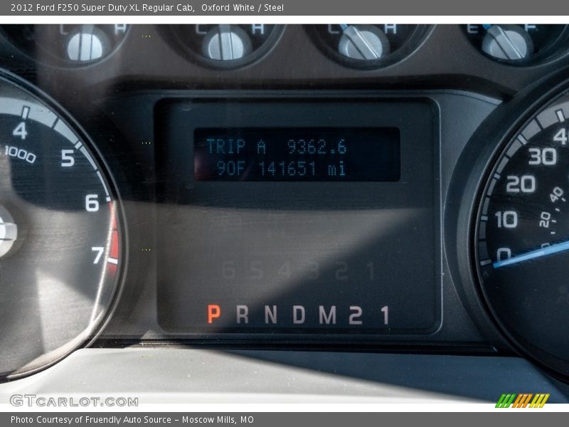 Oxford White / Steel 2012 Ford F250 Super Duty XL Regular Cab