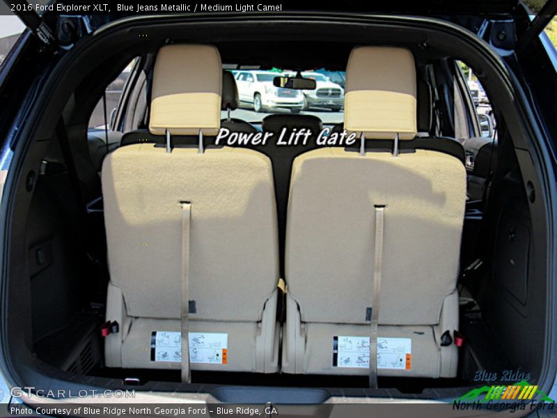 Blue Jeans Metallic / Medium Light Camel 2016 Ford Explorer XLT