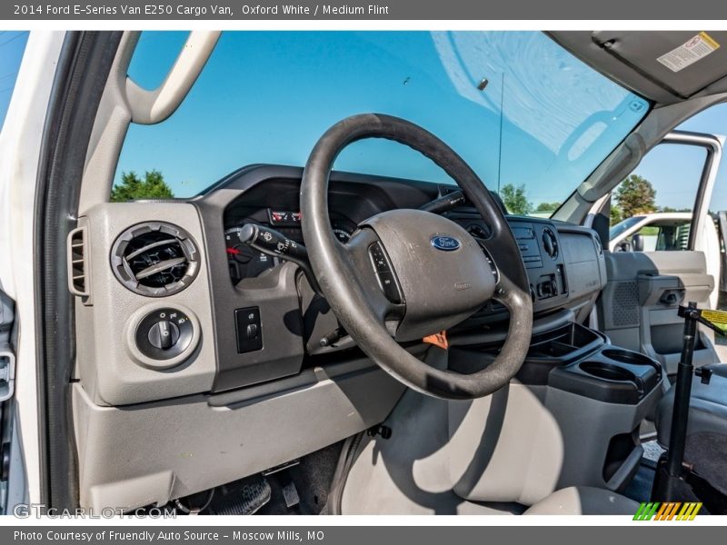 Oxford White / Medium Flint 2014 Ford E-Series Van E250 Cargo Van