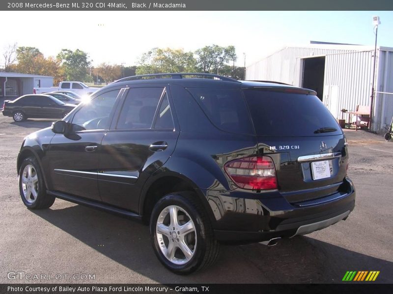 Black / Macadamia 2008 Mercedes-Benz ML 320 CDI 4Matic