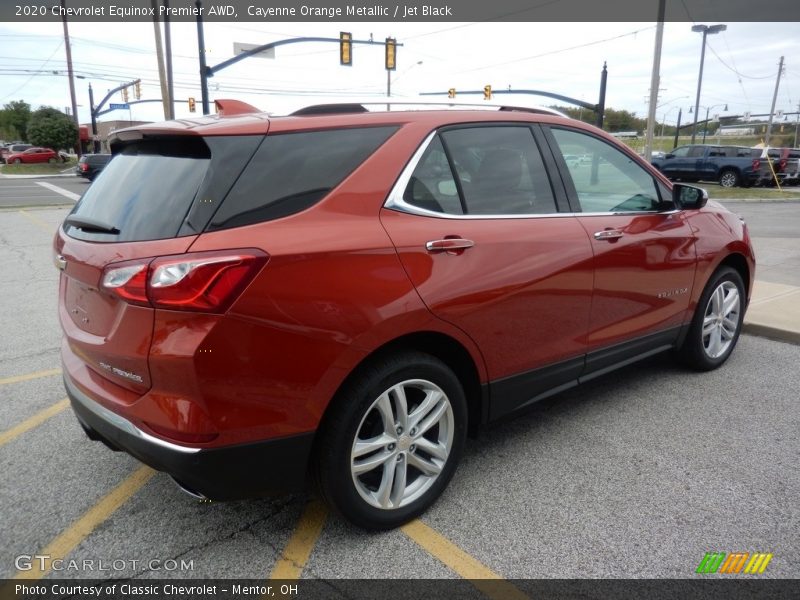 Cayenne Orange Metallic / Jet Black 2020 Chevrolet Equinox Premier AWD