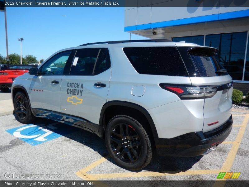 Silver Ice Metallic / Jet Black 2019 Chevrolet Traverse Premier