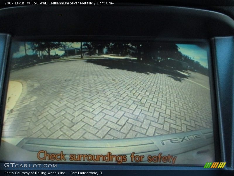 Millennium Silver Metallic / Light Gray 2007 Lexus RX 350 AWD