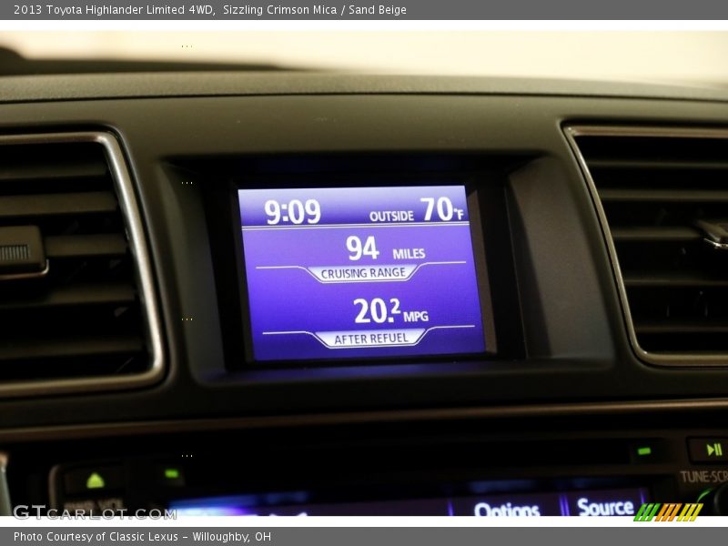 Sizzling Crimson Mica / Sand Beige 2013 Toyota Highlander Limited 4WD
