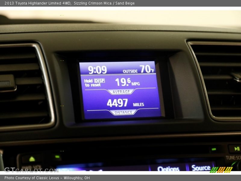 Sizzling Crimson Mica / Sand Beige 2013 Toyota Highlander Limited 4WD