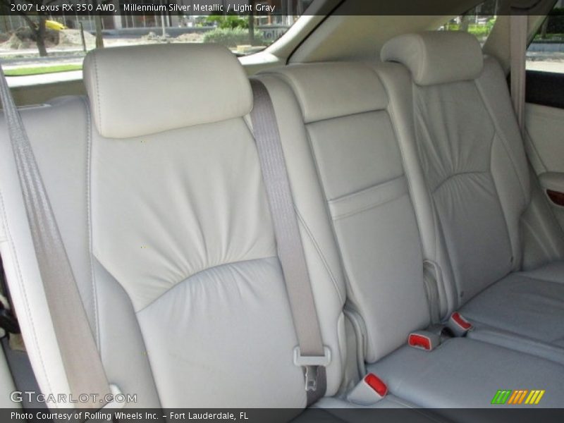 Millennium Silver Metallic / Light Gray 2007 Lexus RX 350 AWD