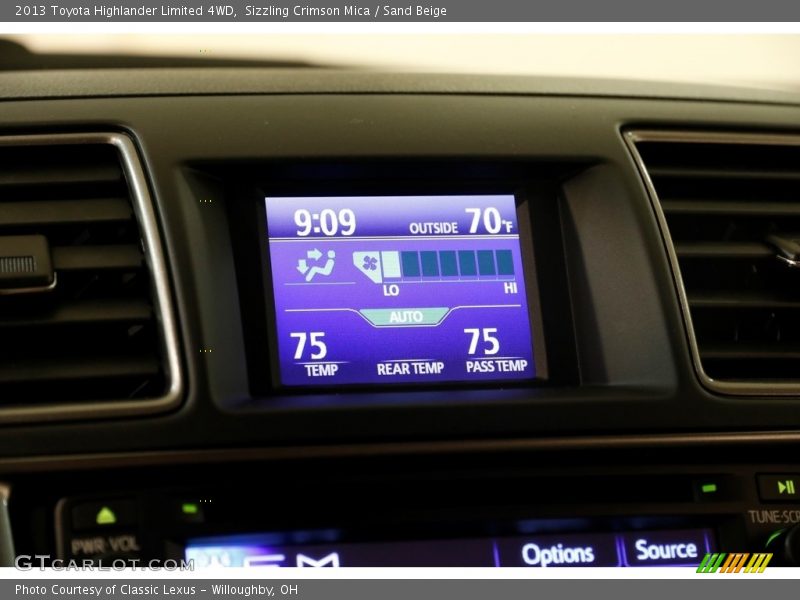 Sizzling Crimson Mica / Sand Beige 2013 Toyota Highlander Limited 4WD