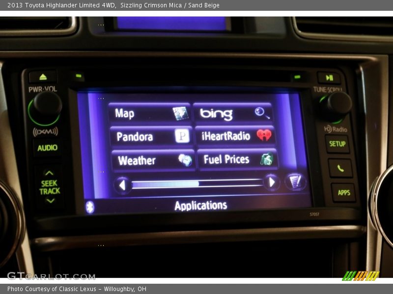 Sizzling Crimson Mica / Sand Beige 2013 Toyota Highlander Limited 4WD