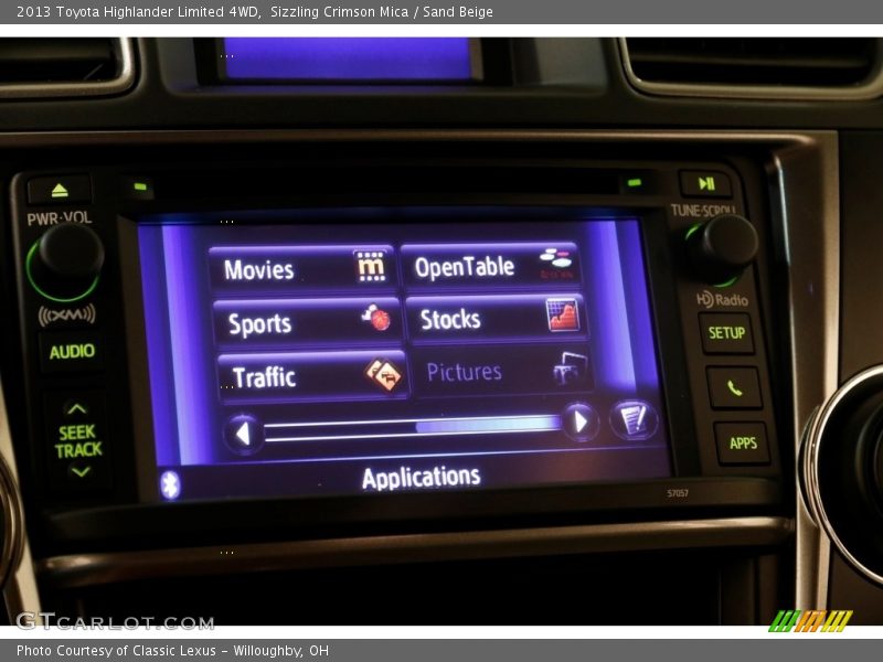 Sizzling Crimson Mica / Sand Beige 2013 Toyota Highlander Limited 4WD