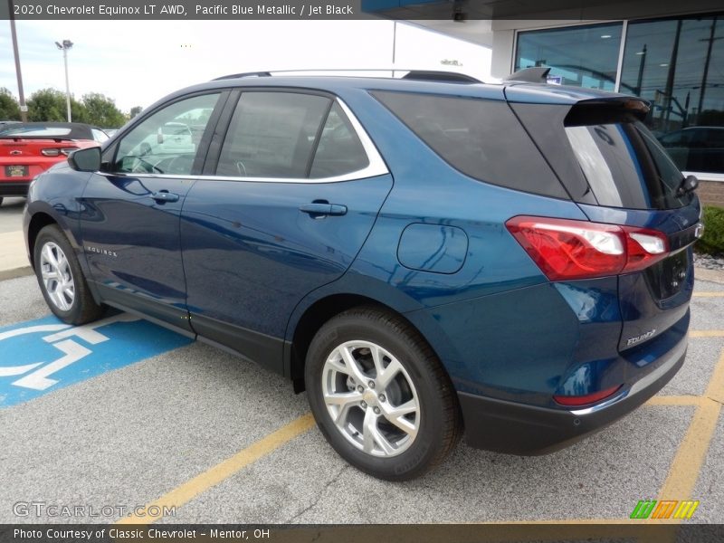 Pacific Blue Metallic / Jet Black 2020 Chevrolet Equinox LT AWD