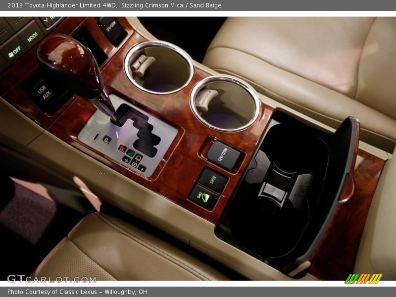 Sizzling Crimson Mica / Sand Beige 2013 Toyota Highlander Limited 4WD