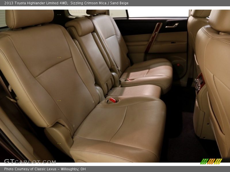 Sizzling Crimson Mica / Sand Beige 2013 Toyota Highlander Limited 4WD