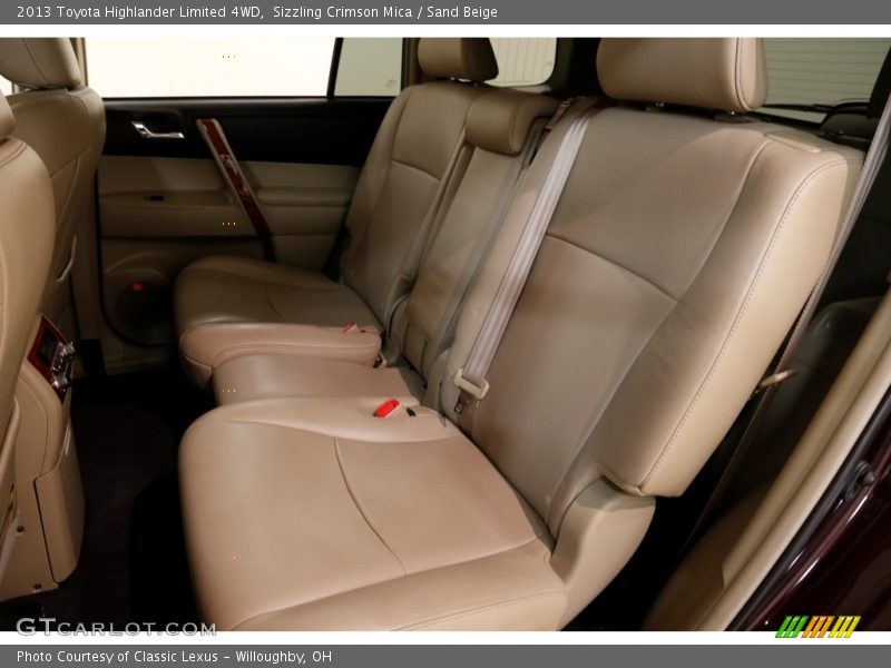 Sizzling Crimson Mica / Sand Beige 2013 Toyota Highlander Limited 4WD