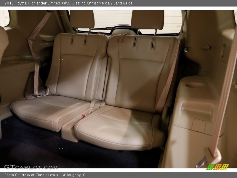 Sizzling Crimson Mica / Sand Beige 2013 Toyota Highlander Limited 4WD