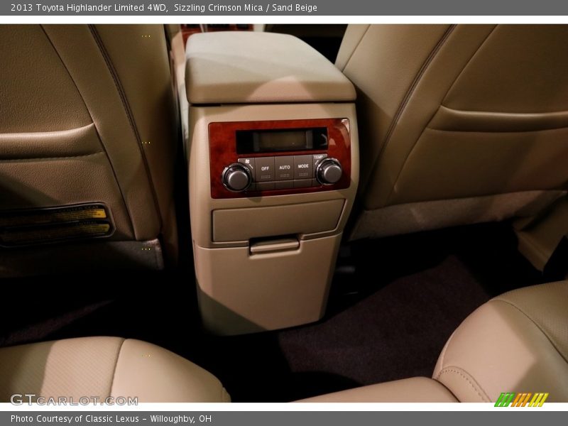 Sizzling Crimson Mica / Sand Beige 2013 Toyota Highlander Limited 4WD