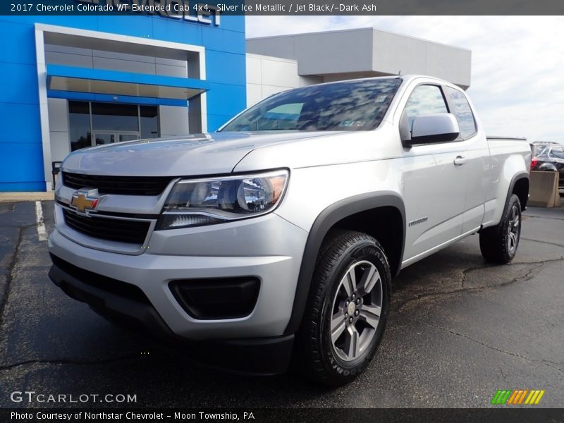 Silver Ice Metallic / Jet Black/­Dark Ash 2017 Chevrolet Colorado WT Extended Cab 4x4