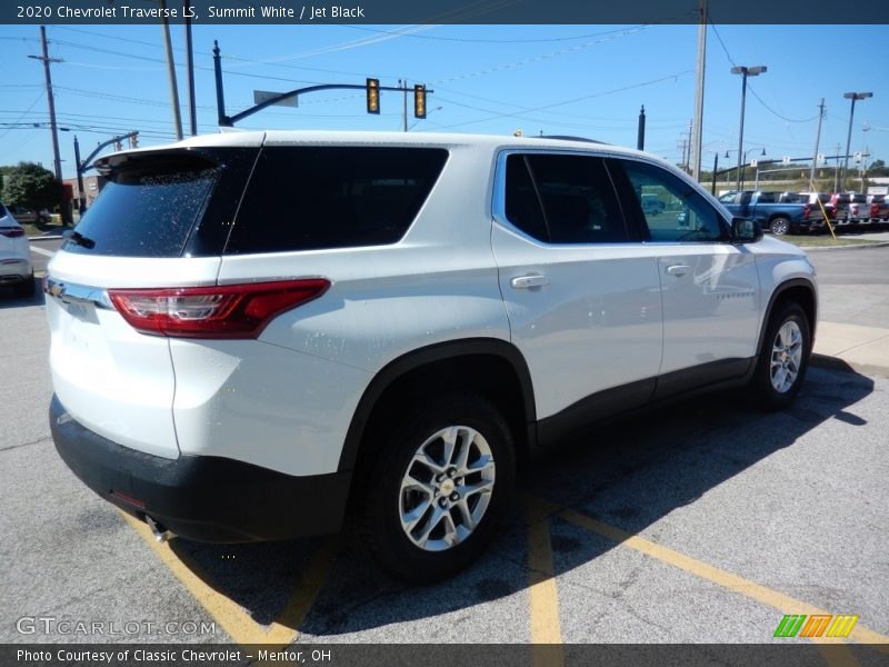 Summit White / Jet Black 2020 Chevrolet Traverse LS