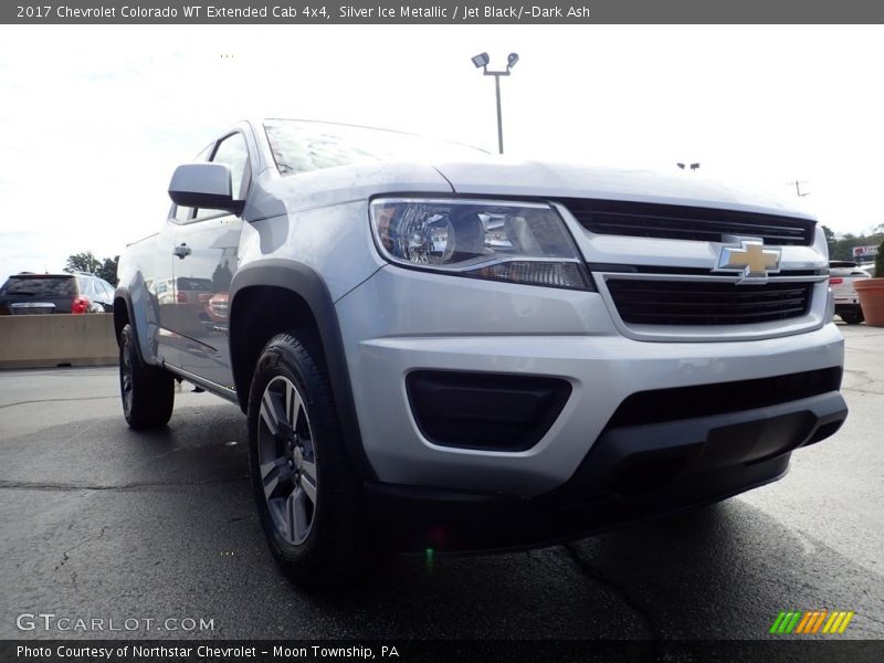 Silver Ice Metallic / Jet Black/­Dark Ash 2017 Chevrolet Colorado WT Extended Cab 4x4