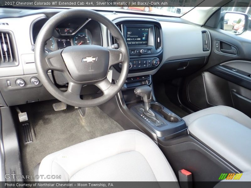 Silver Ice Metallic / Jet Black/­Dark Ash 2017 Chevrolet Colorado WT Extended Cab 4x4