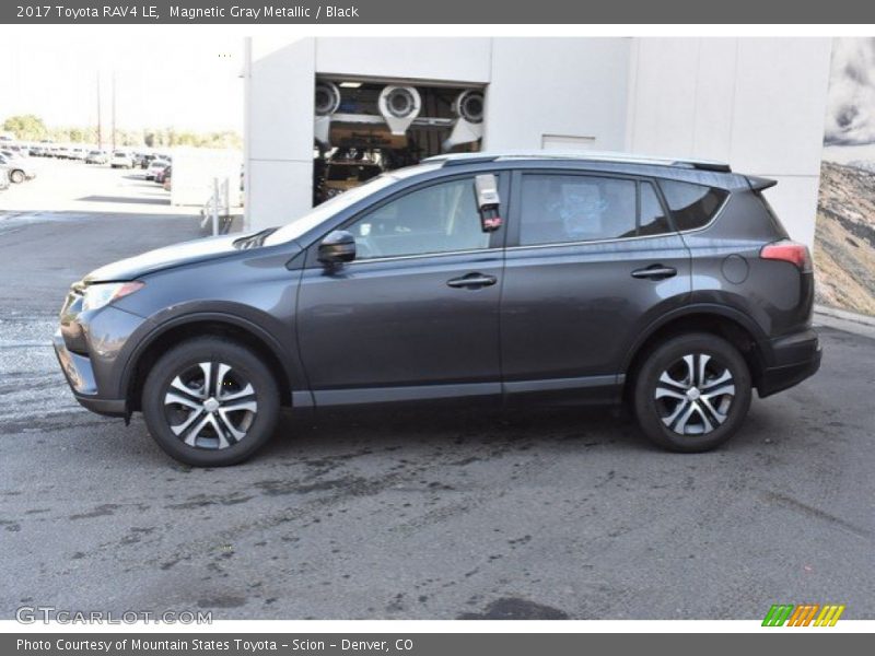 Magnetic Gray Metallic / Black 2017 Toyota RAV4 LE