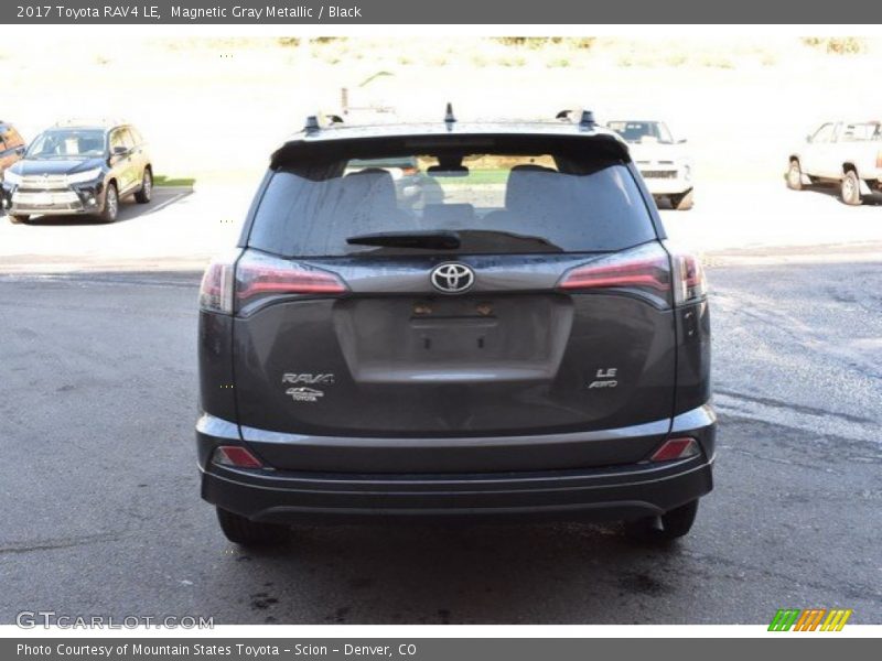 Magnetic Gray Metallic / Black 2017 Toyota RAV4 LE