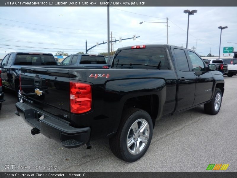Black / Dark Ash/Jet Black 2019 Chevrolet Silverado LD Custom Double Cab 4x4