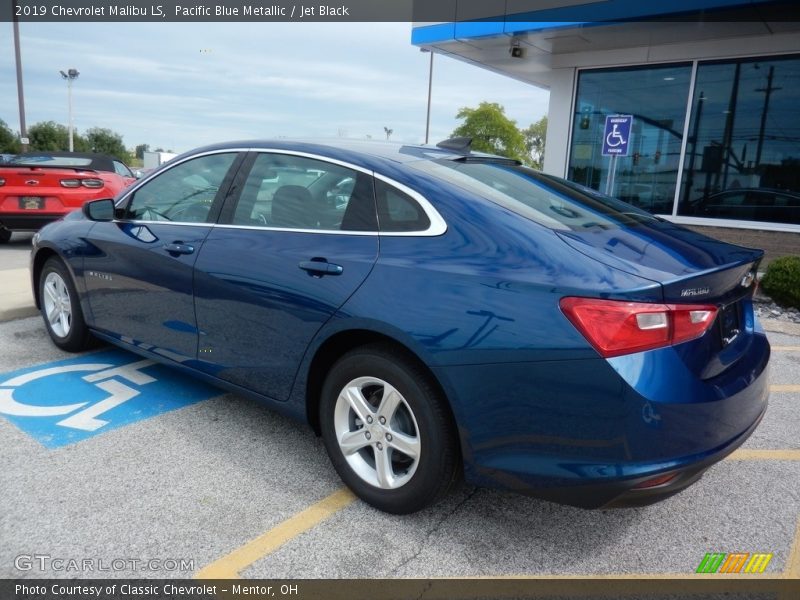 Pacific Blue Metallic / Jet Black 2019 Chevrolet Malibu LS