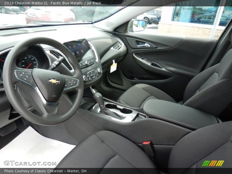 Pacific Blue Metallic / Jet Black 2019 Chevrolet Malibu LS