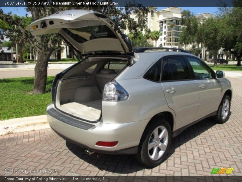 Millennium Silver Metallic / Light Gray 2007 Lexus RX 350 AWD