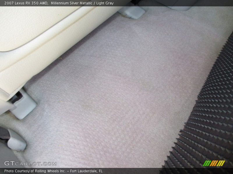 Millennium Silver Metallic / Light Gray 2007 Lexus RX 350 AWD