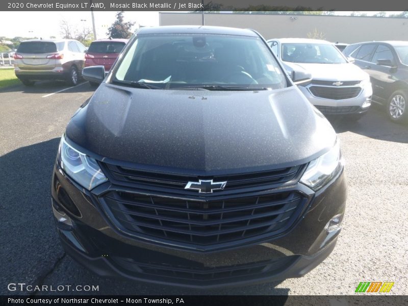 Mosaic Black Metallic / Jet Black 2020 Chevrolet Equinox LT AWD