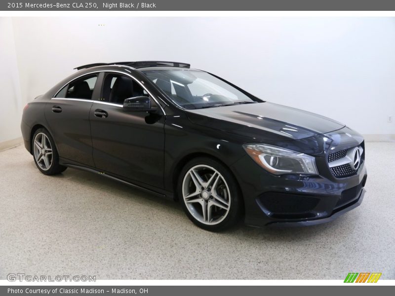 Night Black / Black 2015 Mercedes-Benz CLA 250