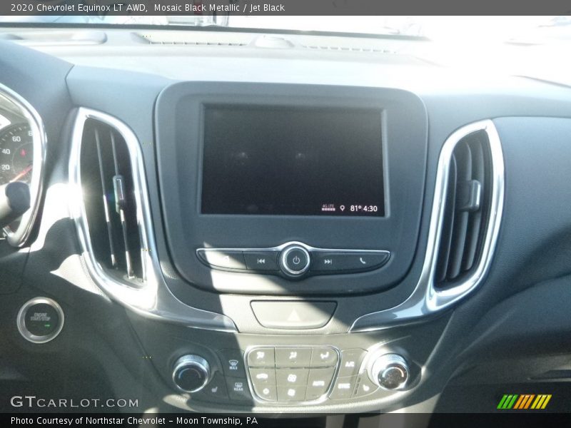 Mosaic Black Metallic / Jet Black 2020 Chevrolet Equinox LT AWD