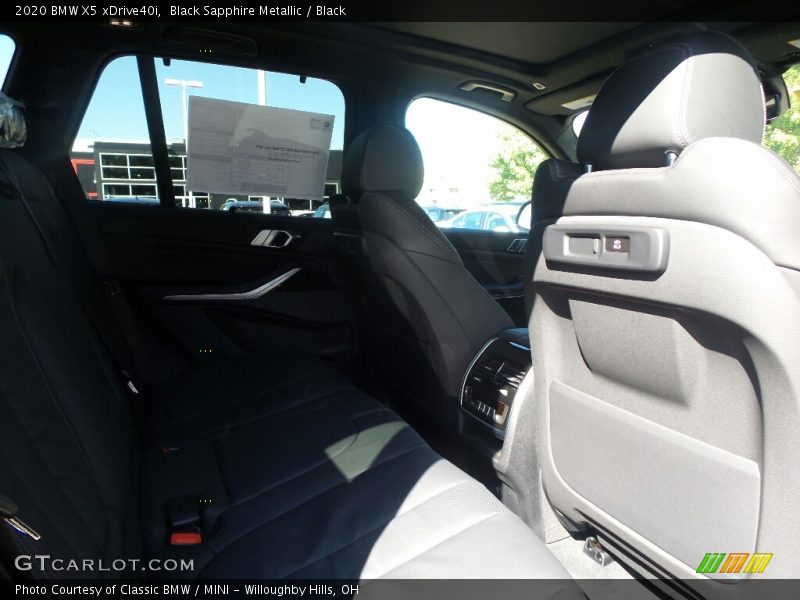 Black Sapphire Metallic / Black 2020 BMW X5 xDrive40i