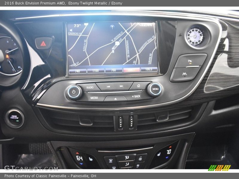 Ebony Twilight Metallic / Ebony 2016 Buick Envision Premium AWD